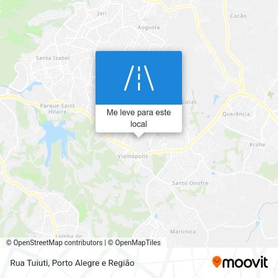 Rua Tuiuti mapa