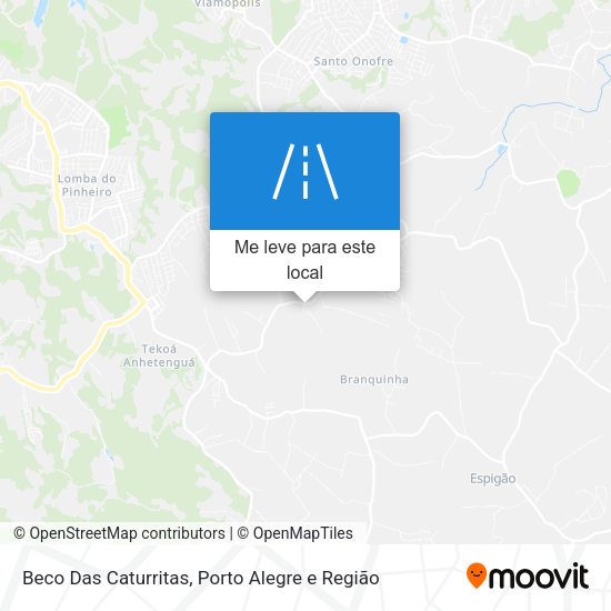 Beco Das Caturritas mapa