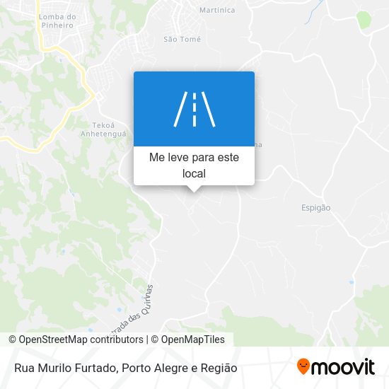 Rua Murilo Furtado mapa