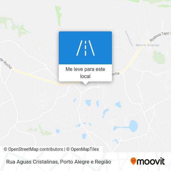Rua Aguas Cristalinas mapa