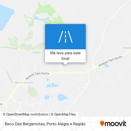 Beco Das Bergamotas mapa