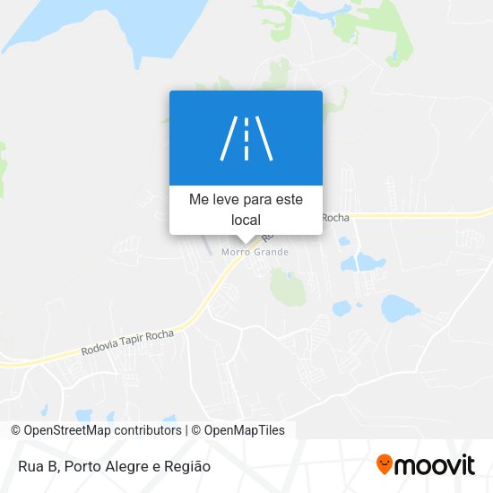 Rua B mapa