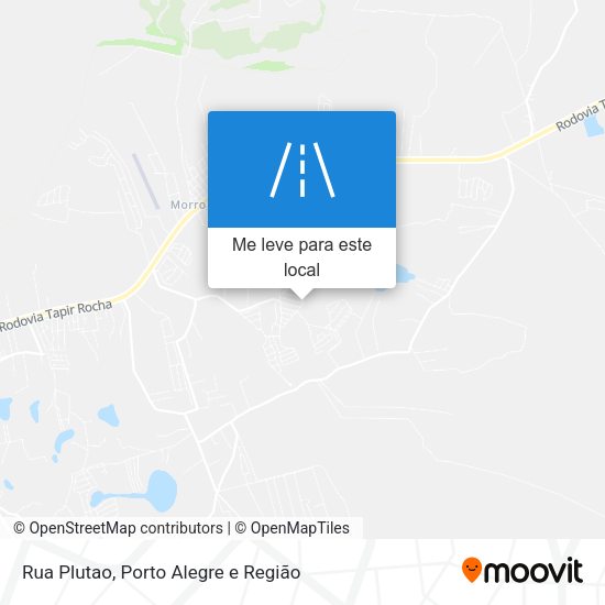 Rua Plutao mapa