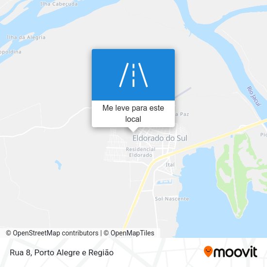 Rua 8 mapa