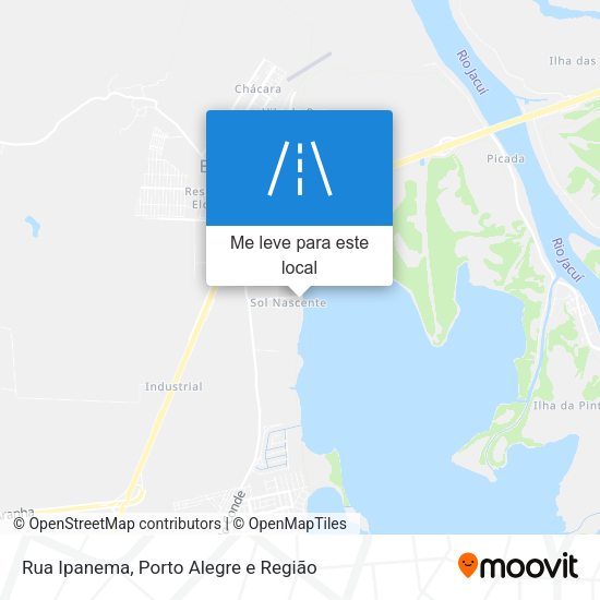 Rua Ipanema mapa