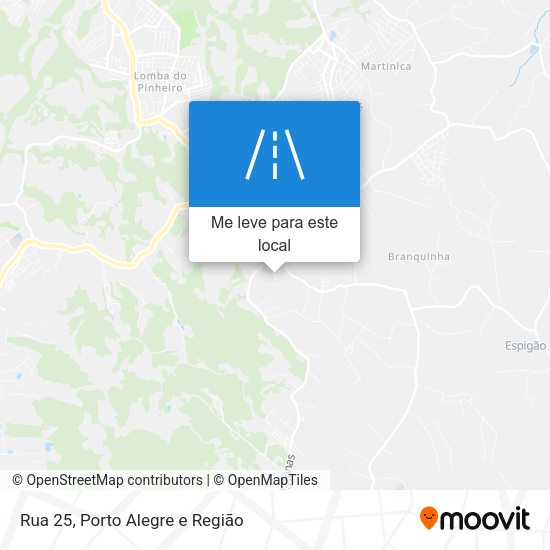 Rua 25 mapa