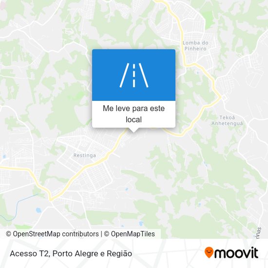 Acesso T2 mapa