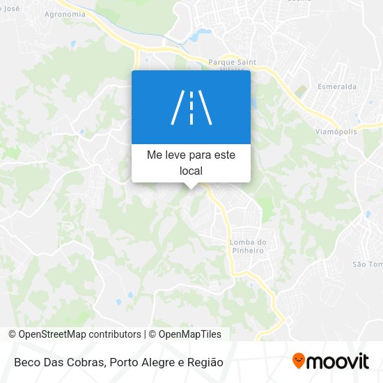 Beco Das Cobras mapa