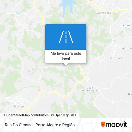 Rua Do Girassol mapa