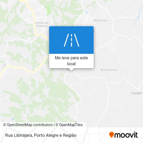Rua Libirajara mapa