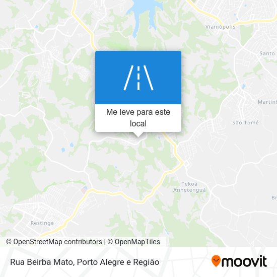 Rua Beirba Mato mapa