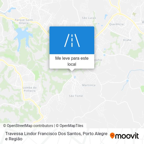 Travessa Lindor Francisco Dos Santos mapa