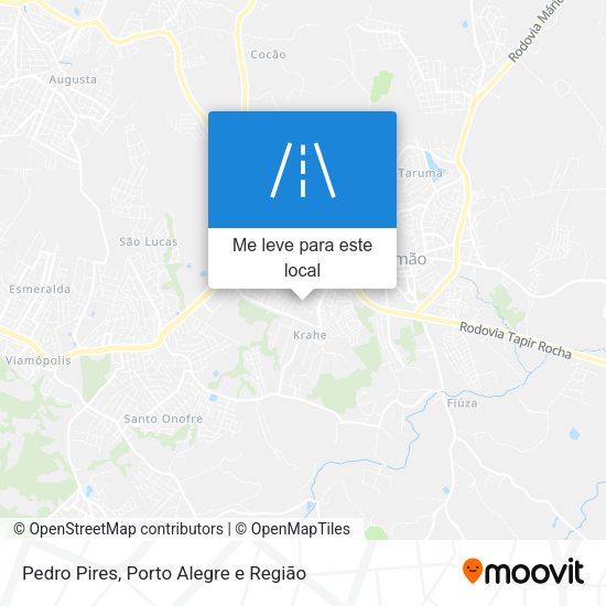 Pedro Pires mapa