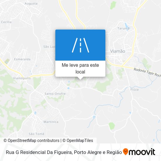 Rua G Residencial Da Figueira mapa