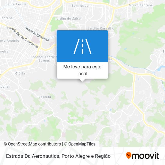 Estrada Da Aeronautica mapa