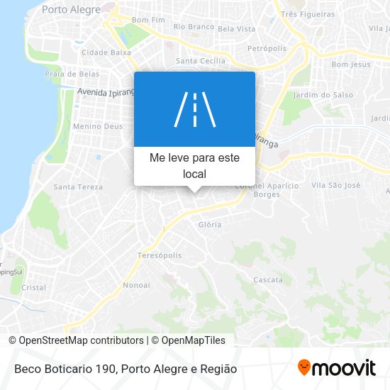 Beco Boticario 190 mapa