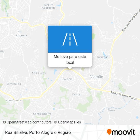 Rua Bilialva mapa