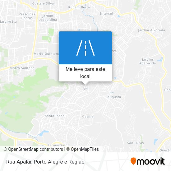 Rua Apalai mapa