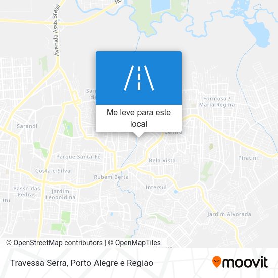 Travessa Serra mapa