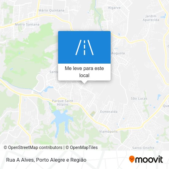 Rua A Alves mapa
