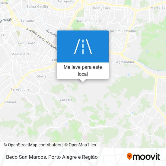 Beco San Marcos mapa