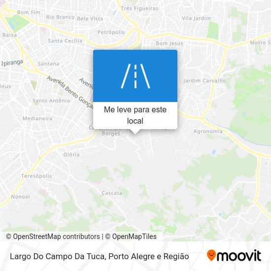 Largo Do Campo Da Tuca mapa