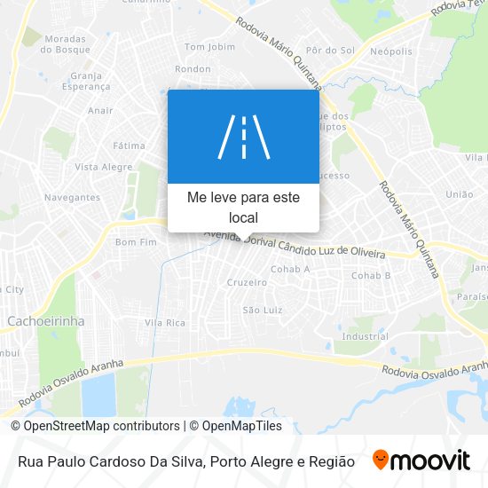 Rua Paulo Cardoso Da Silva mapa
