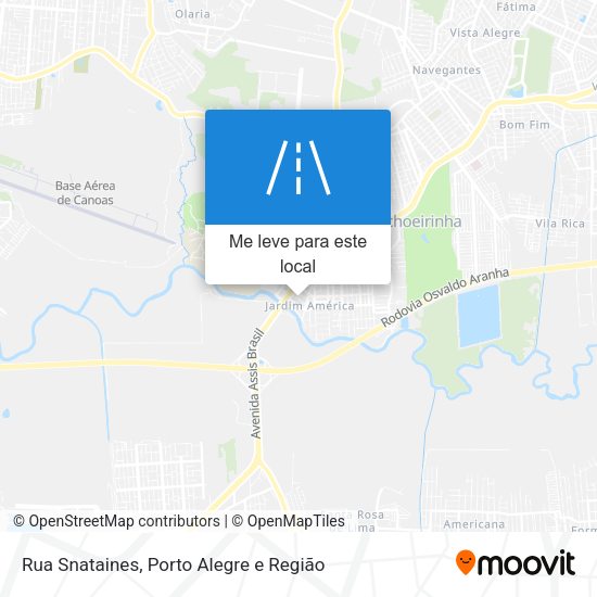 Rua Snataines mapa