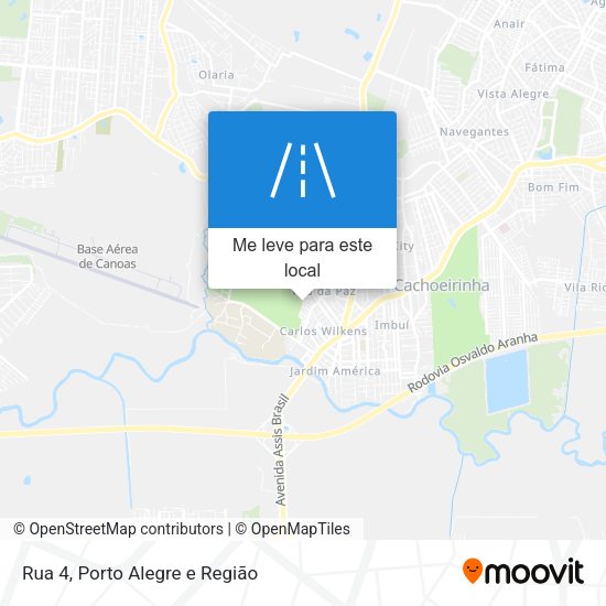 Rua 4 mapa