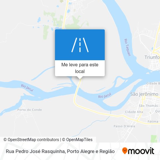 Rua Pedro José Rasquinha mapa