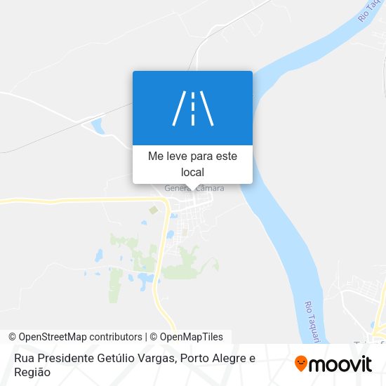 Rua Presidente Getúlio Vargas mapa