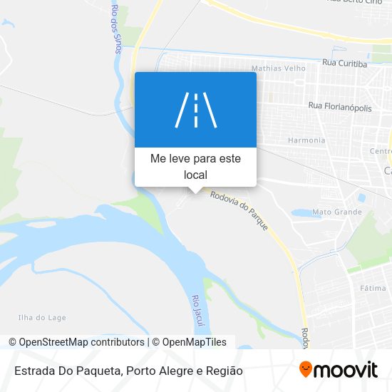 Estrada Do Paqueta mapa