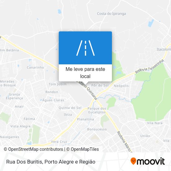 Rua Dos Buritis mapa