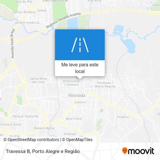 Travessa B mapa