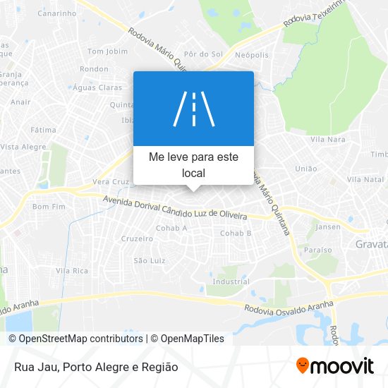 Rua Jau mapa
