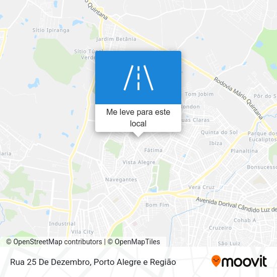 Rua 25 De Dezembro mapa