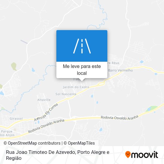 Rua Joao Timoteo De Azevedo mapa