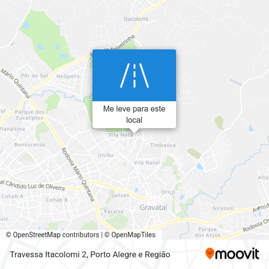 Travessa Itacolomi 2 mapa