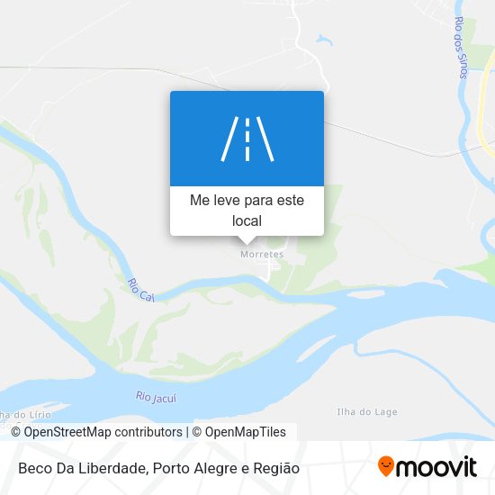 Beco Da Liberdade mapa