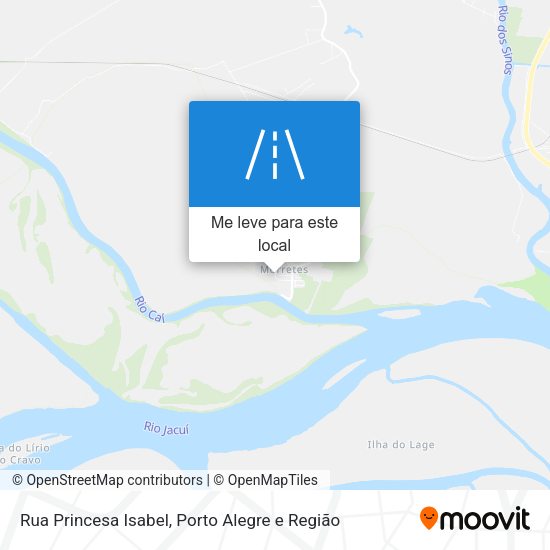 Rua Princesa Isabel mapa