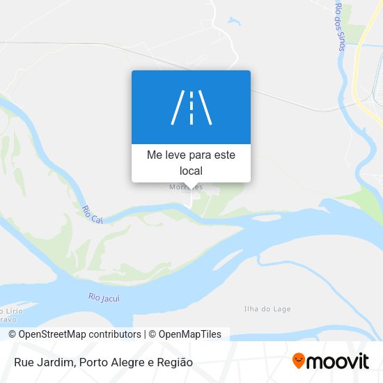 Rue Jardim mapa