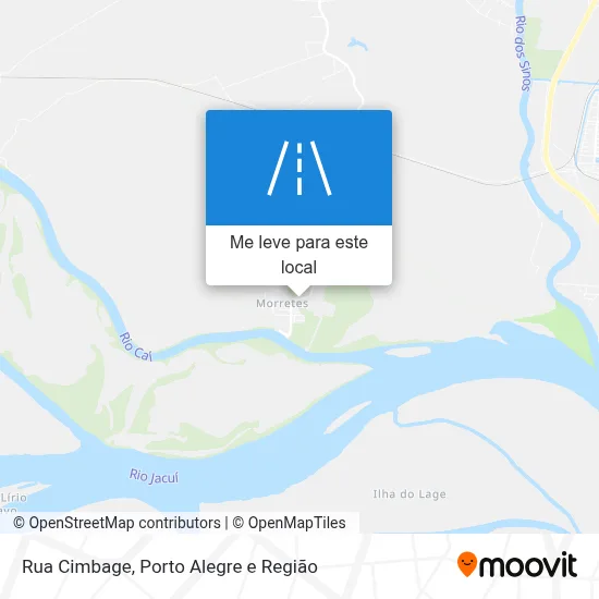 Rua Cimbage mapa