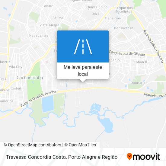 Travessa Concordia Costa mapa