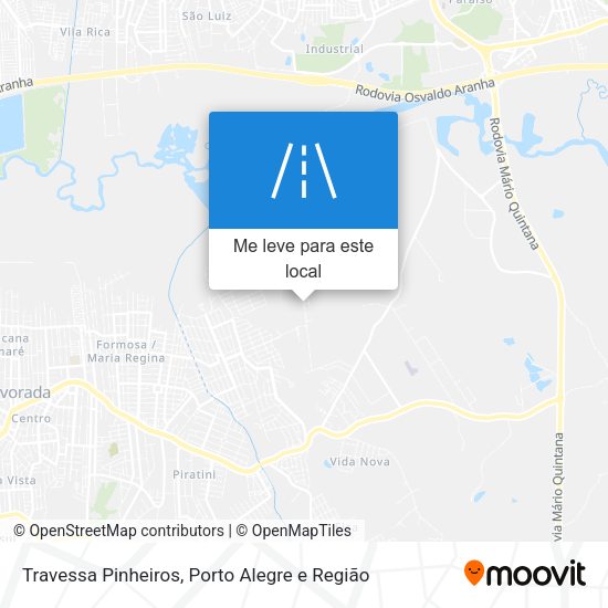 Travessa Pinheiros mapa