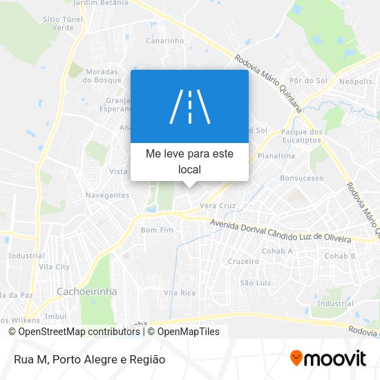 Rua M mapa