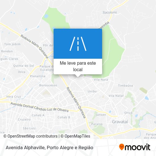 Avenida Alphaville mapa