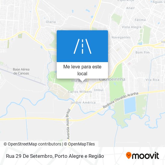 Rua 29 De Setembro mapa