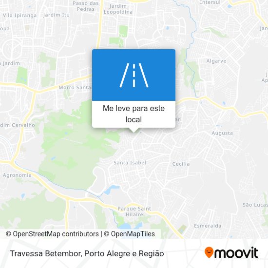 Travessa Betembor mapa