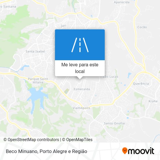 Beco Minuano mapa