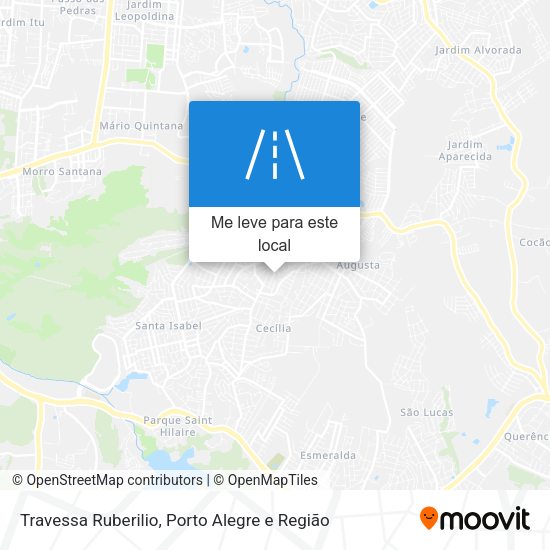 Travessa Ruberilio mapa